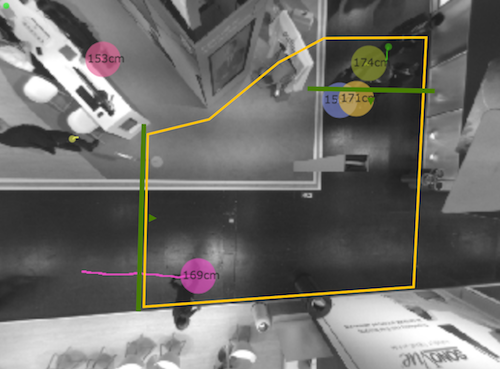  With Apex you can draw the area that you want to monitor 