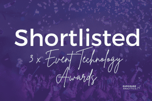 Shortlisted for 2 x event tech awards