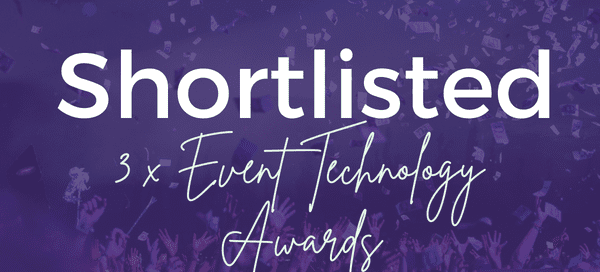 Shortlisted for 2 x event tech awards